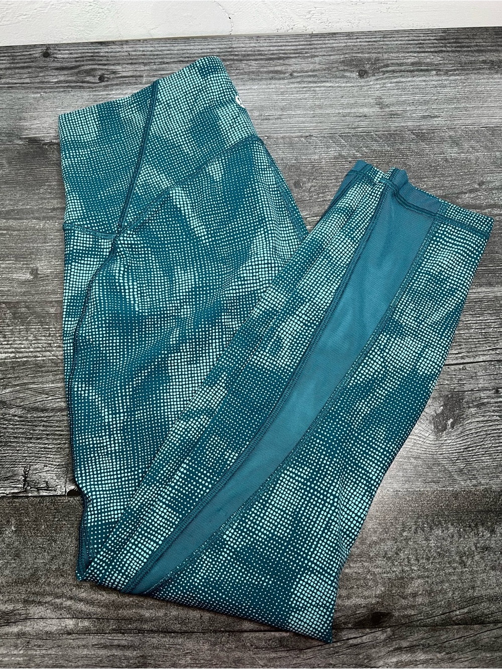 lululemon athletica Teal Dot-Print Leggings